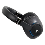 Atlantic Technology FS-BT210 Wireless Over-Ear Headphones feature full range 40mm dynamic drivers and Bluetooth 4.0 with aptX for superb Hi-Fi sound. Ergonomic and lightweight, they are designed for comfort with intuitive headset controls and built-in microphone with 30 hours of rechargeable wireless run-time. The 4-foot detachable cable allows unlimited passive battery-free listening and hands-free calling with multi-function in-line controls.  - Black