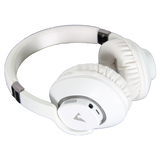 Atlantic Technology FS-BT210 Wireless Over-Ear Headphones feature full range 40mm dynamic drivers and Bluetooth 4.0 with aptX for superb Hi-Fi sound. Ergonomic and lightweight, they are designed for comfort with intuitive headset controls and built-in microphone with 30 hours of rechargeable wireless run-time. The 4-foot detachable cable allows unlimited passive battery-free listening and hands-free calling with multi-function in-line controls.  - White